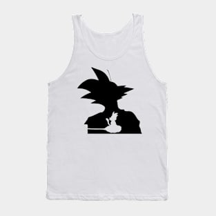 Goku Silhouette with Kid Goku Tank Top